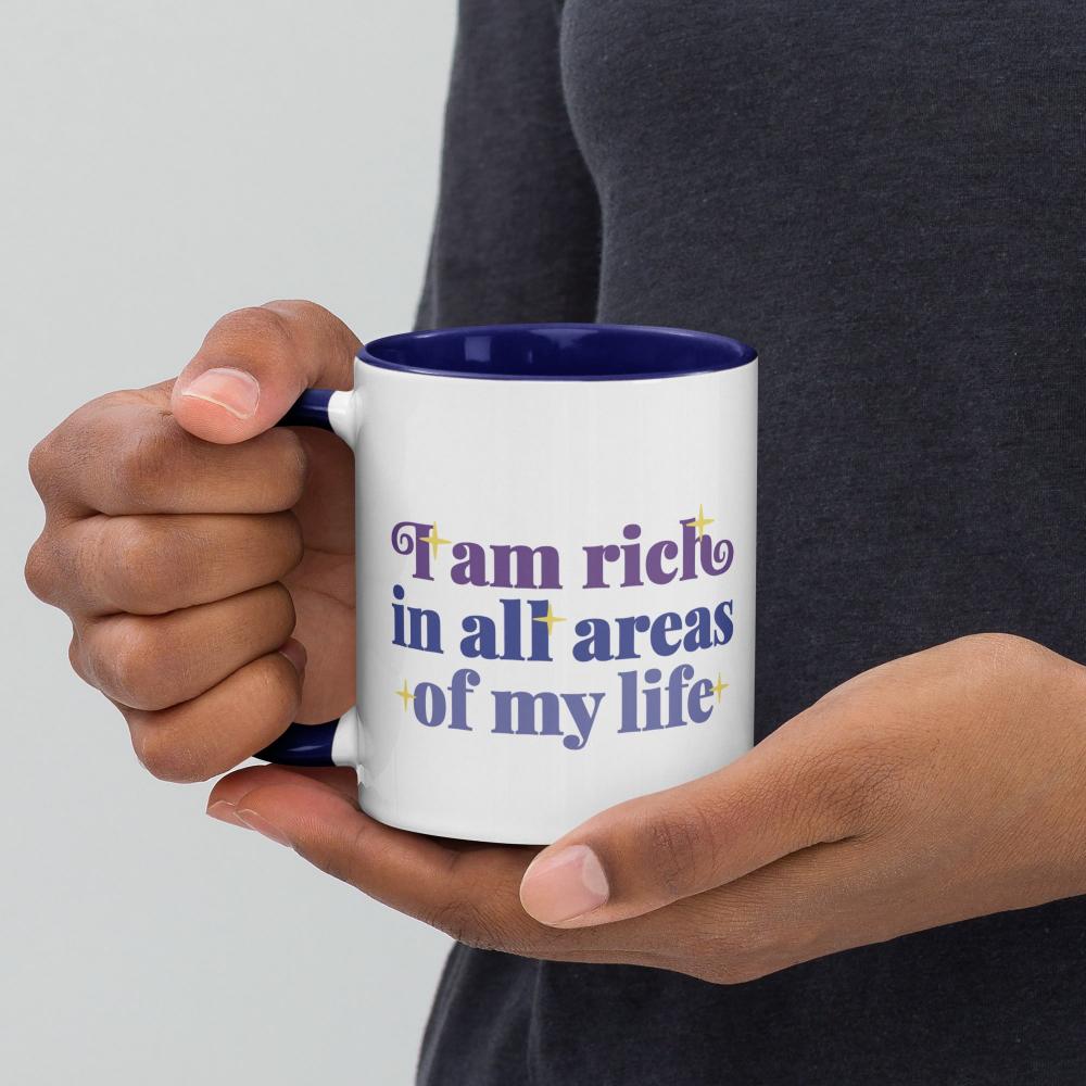 I Am Rich In All Areas Of My Life Mug - https://ascensionemporium.net